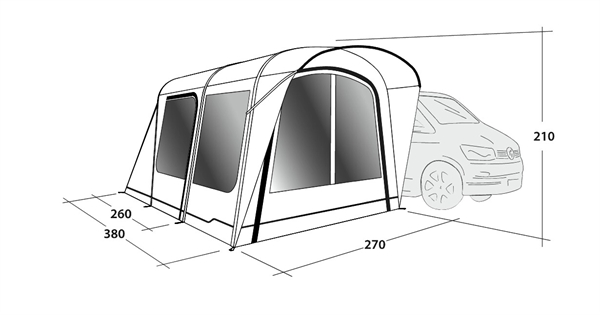 Outwell Wolfburg 380 Air